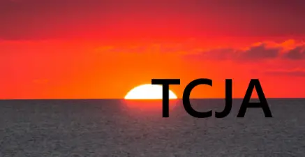 TCJA Sunsets